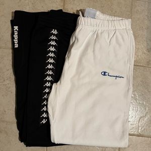Champion and kappa sweats
